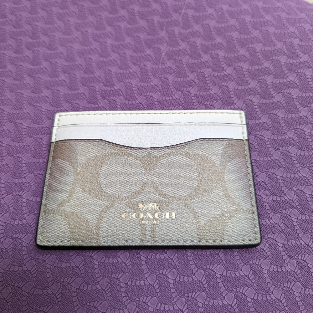 Coach Card Case Wallet